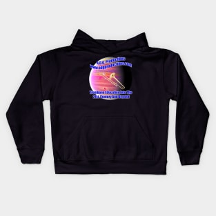 A.D.G. Productions Trombone Education Into The 21st. Century And Beyond Kids Hoodie